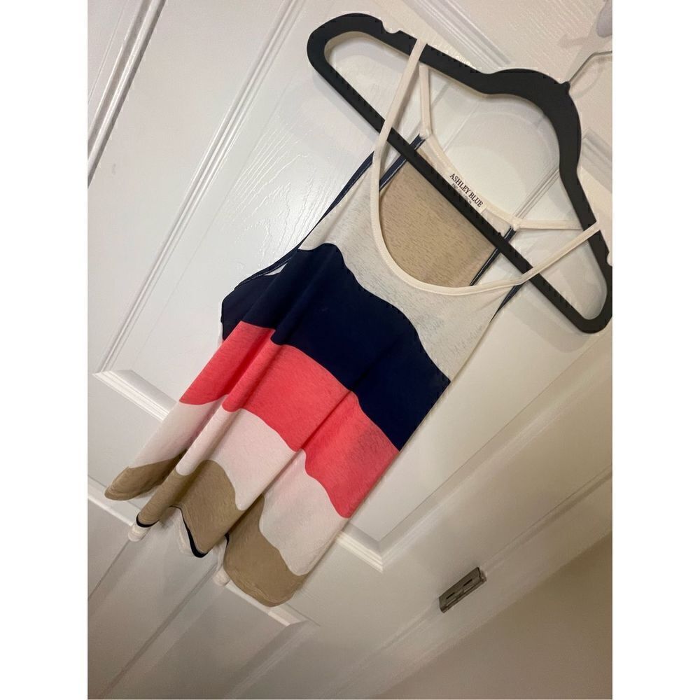 Ashley Blue women’s colorblock tank 2XL
